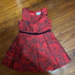 red dress with black in perfect condition.